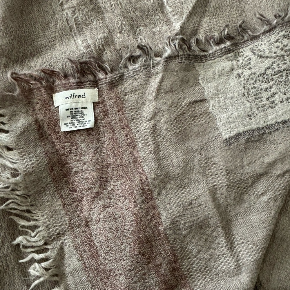 Wool Wilfred Textured Scarf